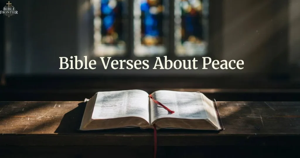 Bible Verses About Peace revealing God's promises, Shalom, faith, and lasting spiritual peace